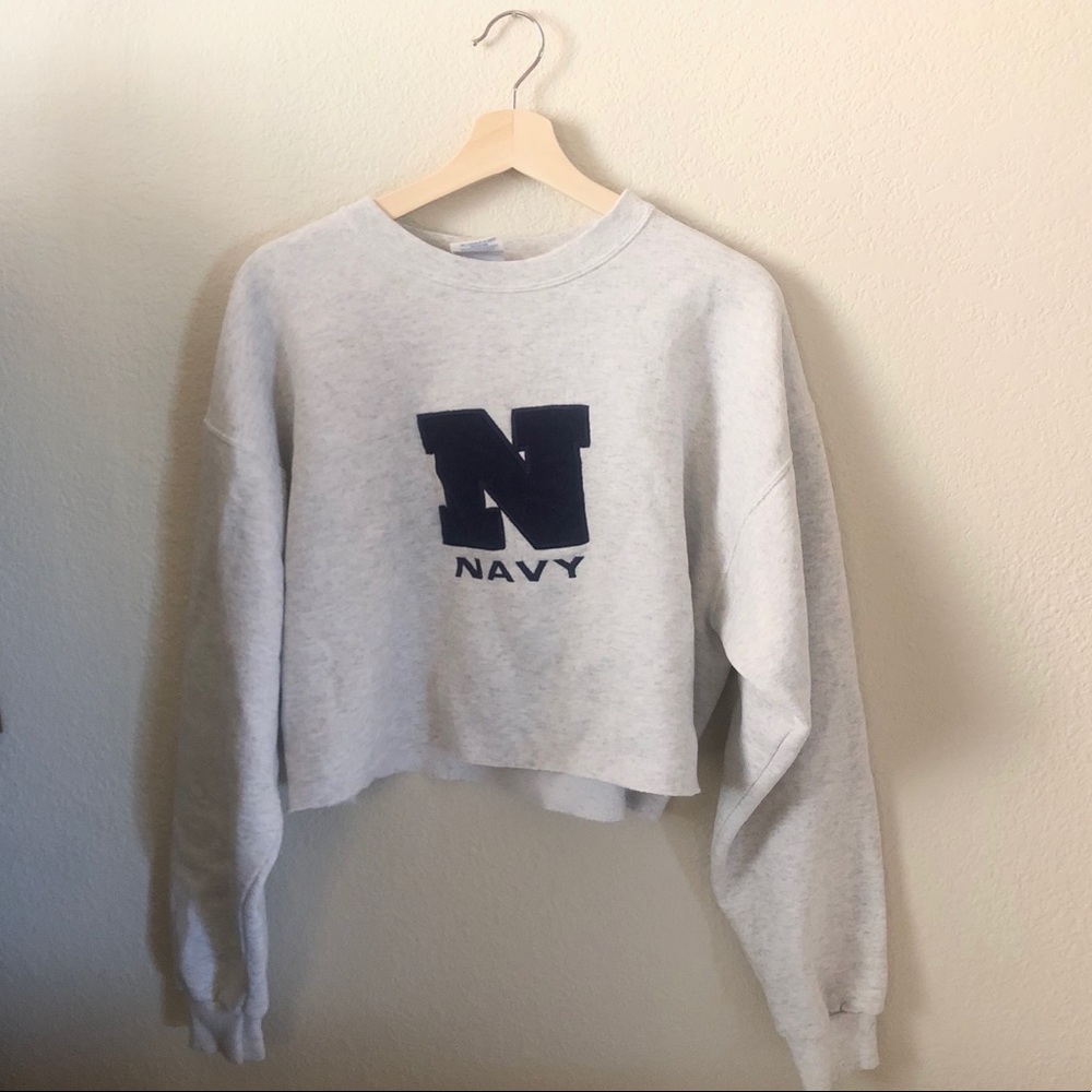 Vintage Crop Crewneck